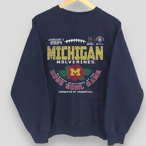 Vintage University Of Michigan Sweatshirts, Michigan Wolverines Rose Bowl Shirts